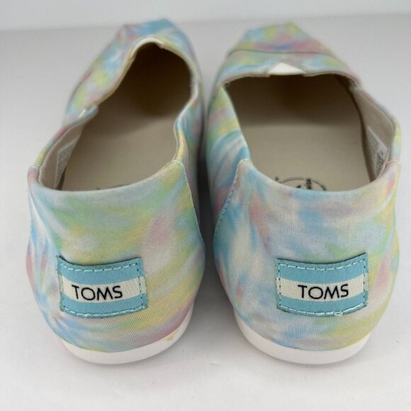 Toms Womens 10015256 Multicolor Alpargata Tie Dye Size W10 Slip-On Flats - Picture 5 of 10